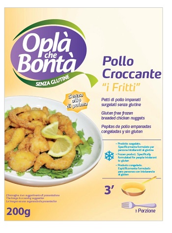OPLA' CHE BONTA' POLLO CROCCANTE SURGELATO 200 G - Gruppofarmastore.it