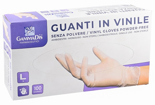 GUANTI VINILE SENZA POLVERE LARGE 100 PEZZI - Gruppofarmastore.it
