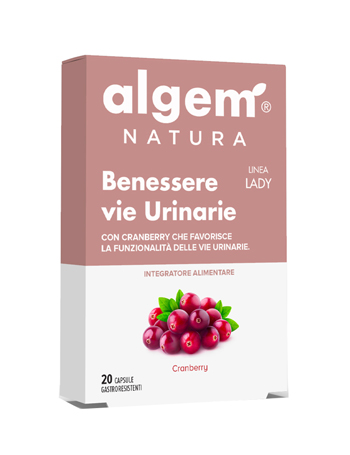 ALGEM LADY BENESSERE VIE URINARIE 20 CAPSULE 710 MG - Gruppofarmastore.it