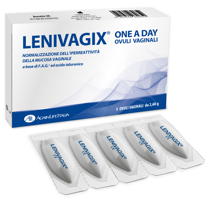 LENIVAGIX ONE A DAY 5 OVULI VAGINALI - Gruppofarmastore.it