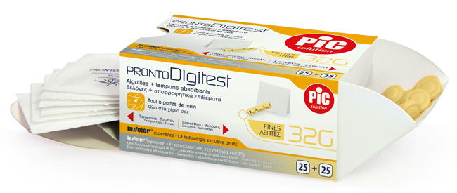 LANCETTE PUNGIDITO PIC PRONTO DIGITEST GAUGE 32 25 PEZZI - Gruppofarmastore.it