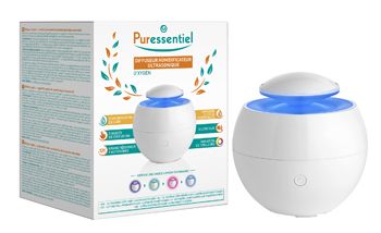 PURESSENTIEL DIFFUSORE UMIDIFICATORE ULTRASONICO O'XYGEN - Gruppofarmastore.it