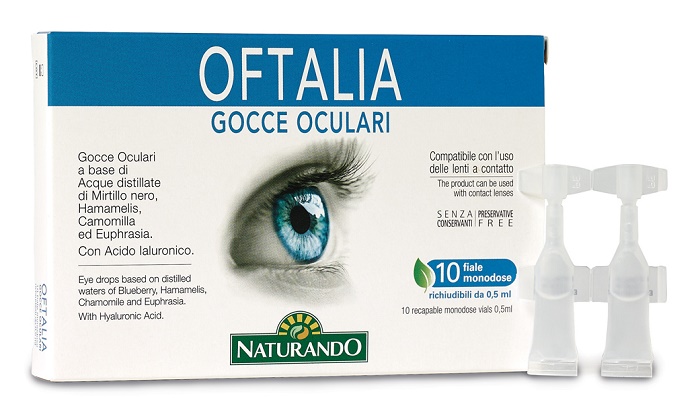 OFTALIA GOCCE OCULARI MONODOSE 2 STRIP DA 5 FIALE DA 0,5 ML - Gruppofarmastore.it