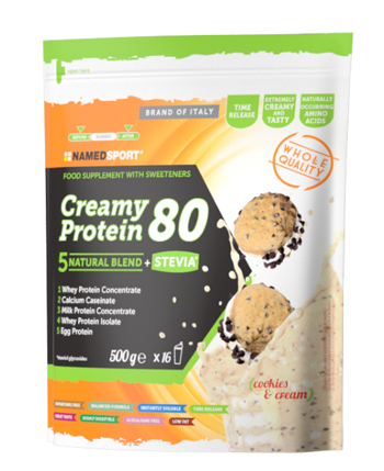 CREAMY PROTEIN 80 COOKIES & CREAM 500 G - Gruppofarmastore.it