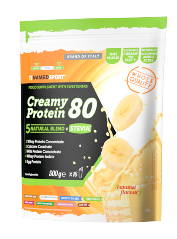 CREAMY PROTEIN 80 BANANA 500 G - Gruppofarmastore.it
