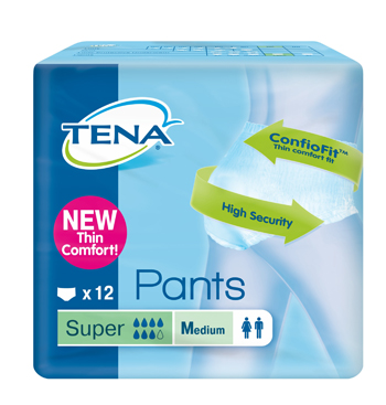 PANNOLONE PULL UP TENA PANTS SUPER TAGLIA MEDIUM 12 PEZZI - Gruppofarmastore.it