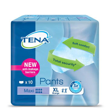 PANNOLONE PULL UP TENA PANTS MAXI TAGLIA EXTRA LARGE 10 PEZZI - Gruppofarmastore.it