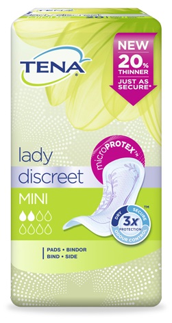 PANNOLONE SAGOMATO TENA DISCREET MINI 20 PEZZI - Gruppofarmastore.it