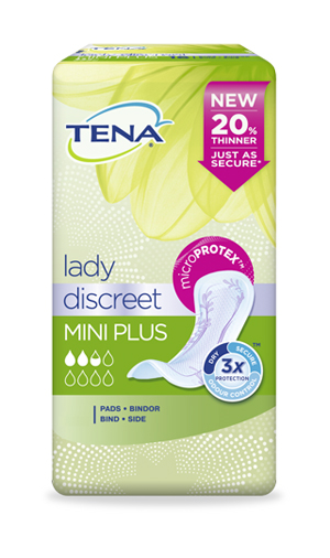 PANNOLONE SAGOMATO TENA DISCREET MINI PLUS 16 PEZZI - Gruppofarmastore.it