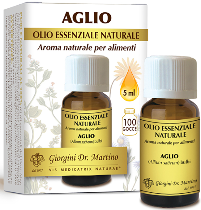 AGLIO OLIO ESSENZIALE VIVIFICATO 5 ML - Gruppofarmastore.it