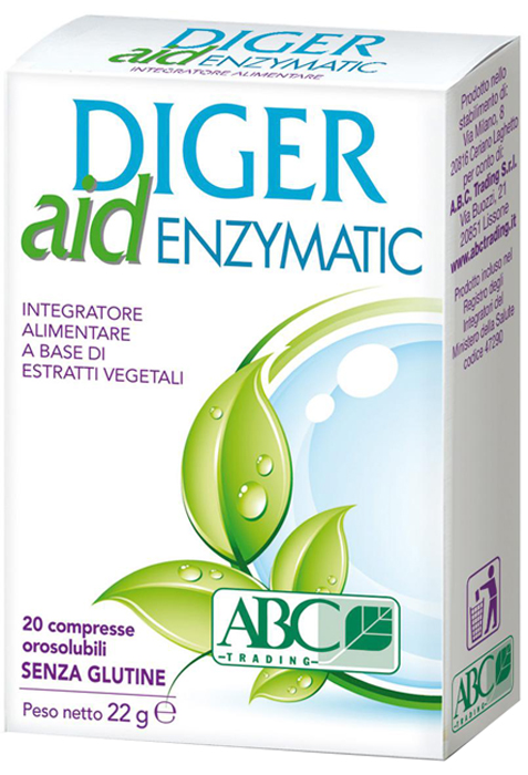 DIGER AID ENZYMATIC 20 COMPRESSE - Gruppofarmastore.it