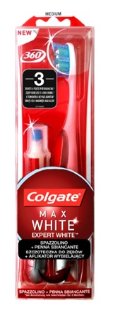 COLGATE EXPERT WHITE SPAZZOLINO + PENNA SBIANCANTE - Gruppofarmastore.it