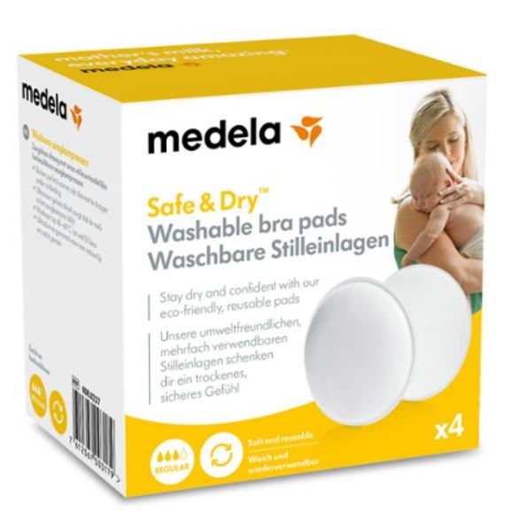 SAFE & DRY COPPETTA ASSORBILATTE LAVABILE 4 PEZZI - Gruppofarmastore.it