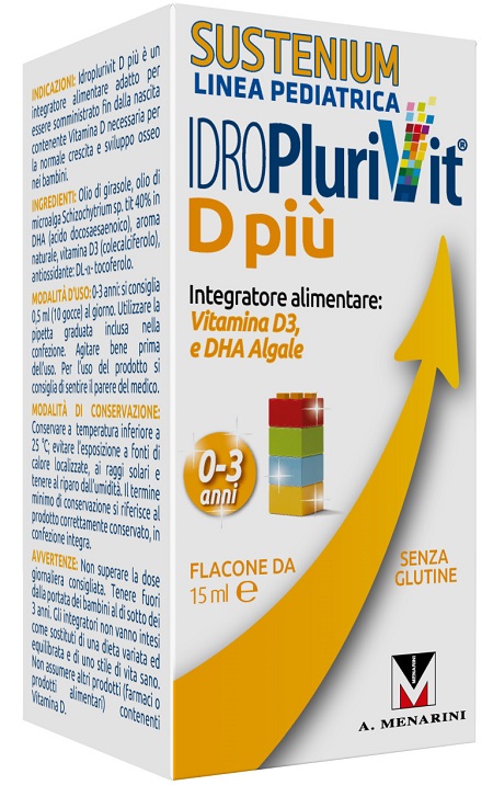IDROPLURIVIT D+ SUSTENIUM 15 ML - Gruppofarmastore.it