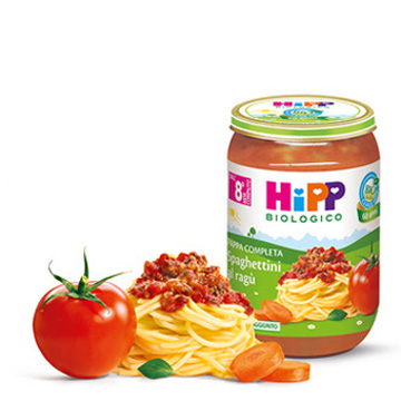 HIPP BIO SPAGHETTINI AL RAGU' 220 G - Gruppofarmastore.it