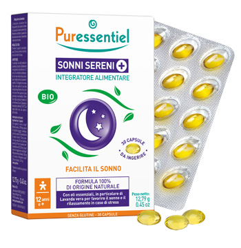 PURESSENTIEL SONNI SERENI BIO 30 CAPSULE - Gruppofarmastore.it