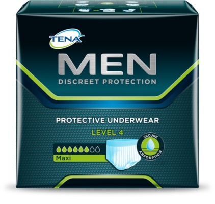 MUTANDINA ASSORBENTE MASCHILE TENA MEN LIVELLO 4 TAGLIA LARGE 10 PEZZI - Gruppofarmastore.it