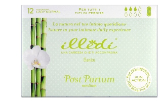 ILLEDI ASSORBENTI LADY NORMAL SENZA ALI POST PARTO PER TUTTI I TIPI DI PERDITE MEDIUM 12 PEZZI - Gruppofarmastore.it