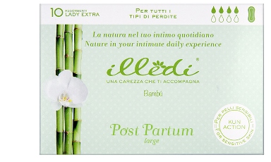 ILLEDI ASSORBENTI LADY EXTRA SENZA ALI POST PARTO PER TUTTI I TIPO DI PERDITE LARGE 10 PEZZI - Gruppofarmastore.it