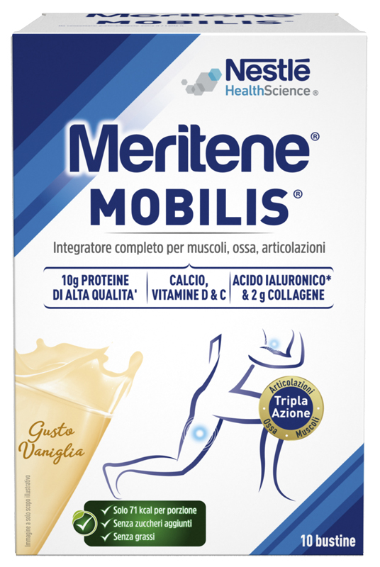 MERITENE MOBILIS GUSTO VANIGLIA 10 BUSTINE DA 21 G - Gruppofarmastore.it