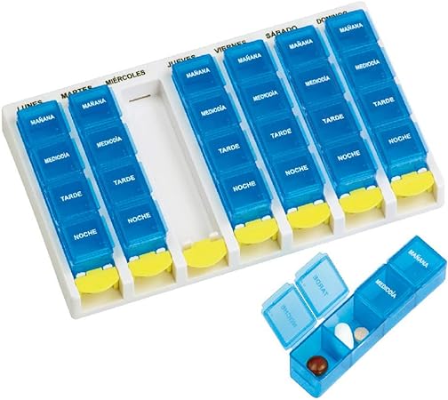 MEDS PORTAPILLOLE SETTIMANALE 4 DOSI MEDS - Gruppofarmastore.it