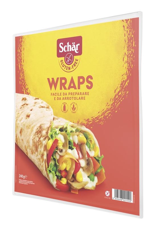 SCHAR WRAPS PIADINA ARROTOLABILE SENZA LATTOSIO 240 G - Gruppofarmastore.it