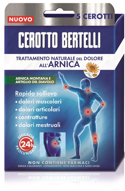 BERTELLI CEROTTO ARNICA ASTUCCIO 5 PEZZI - Gruppofarmastore.it