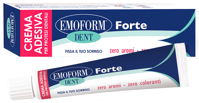 CREMA ADESIVA EMOFORM DENT FORTE PER PROTESI DENTALI 70 G TAGLIO PREZZO - Gruppofarmastore.it