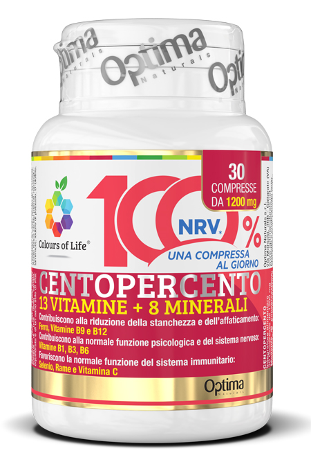 COLOURS OF LIFE CENTOPERCENTO 30 COMPRESSE 1200 MG - Gruppofarmastore.it