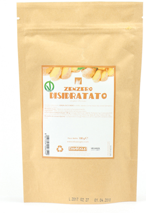 ZENZERO DISIDRATATO 100 G A FETTE SENZA ZUCCHERO - Gruppofarmastore.it