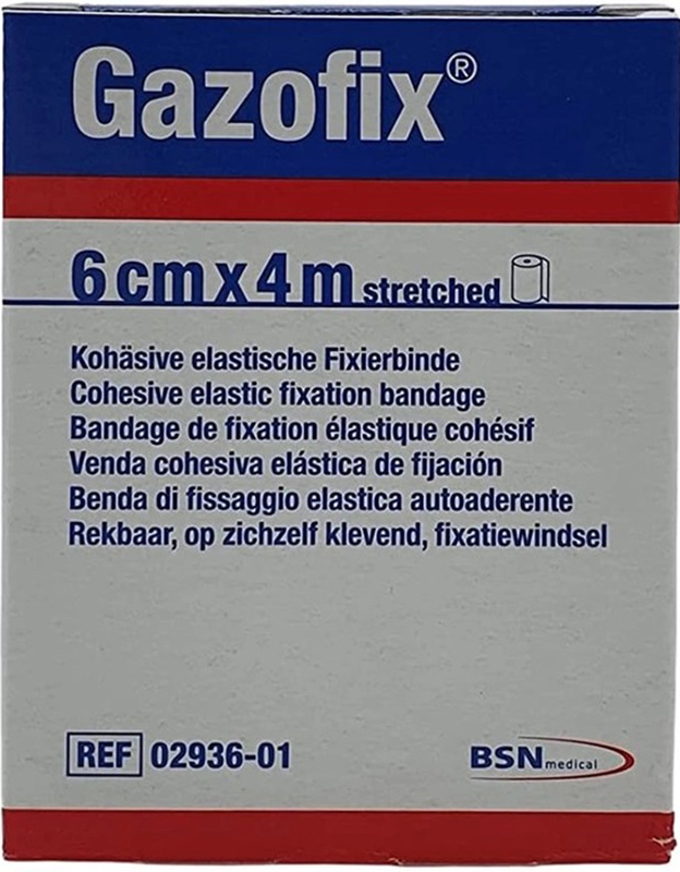 BENDA ELASTICA AUTOADESIVA GAZOFIX 6X400 CM - Gruppofarmastore.it
