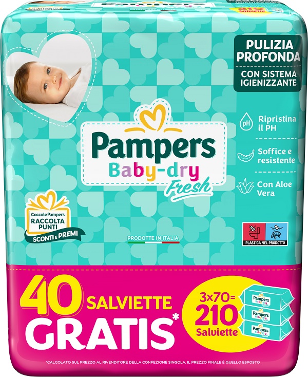 BABY FRESH FORMULA ESCLUSIVA 210 PEZZI - Gruppofarmastore.it
