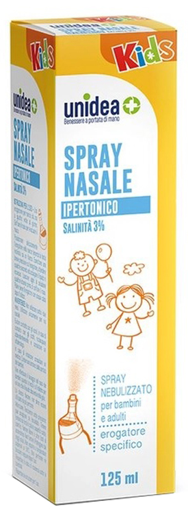 ACQUA DI MARE SPRAY IPERTONICA UNIDEA  125 ML - Gruppofarmastore.it