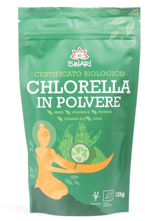 CHLORELLA POLVERE BIO 125 G ISWARI - Gruppofarmastore.it