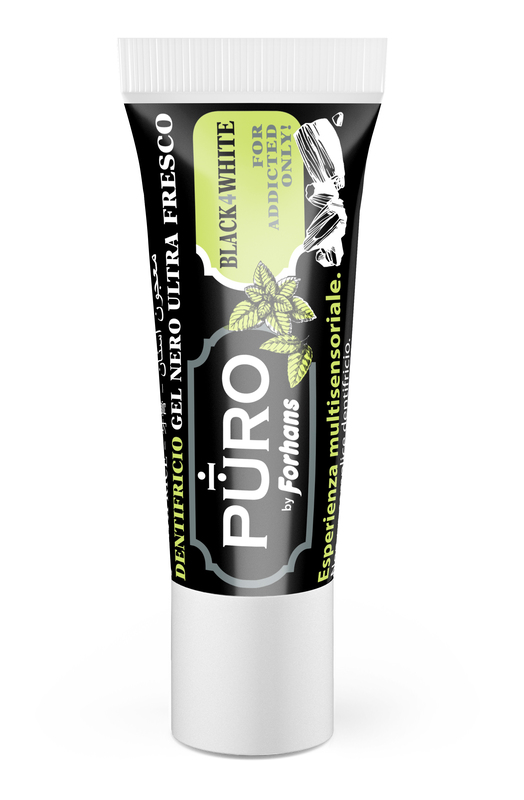 FORHANS BLACK4WHITE DENTIFRICIO 12 ML - Gruppofarmastore.it