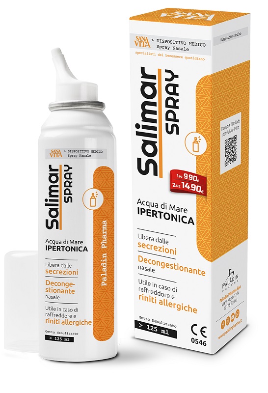 SANAVITA SALIMAR SOLUZIONE IPERTONICA 125 ML - Gruppofarmastore.it