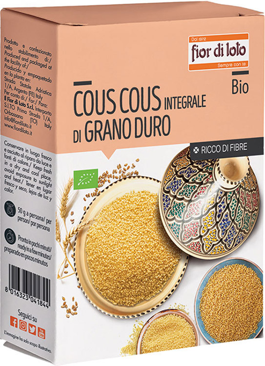 COUS COUS INTEGRALE GRANO DURO BIO 500 G - Gruppofarmastore.it