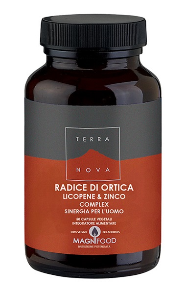 TERRANOVA RADICE ORTICA LICOPENE ZINCO SINERGIA UOMO 50 CAPSULE - Gruppofarmastore.it