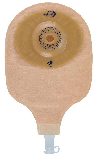SACCA PER UROSTOMIA TRASPARENTE RITAGLIABILE AURUM CONVEX URO MIDI SMALL DIAMETRO 13-25 MM 10 PEZZI - Gruppofarmastore.it