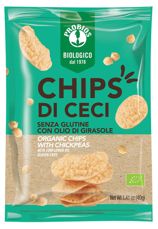 PROBIOS CHIPS DI CECI 40 G - Gruppofarmastore.it