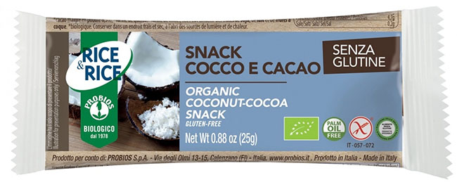 RICE&RICE SNACK COCCO CACAO 25 G - Gruppofarmastore.it