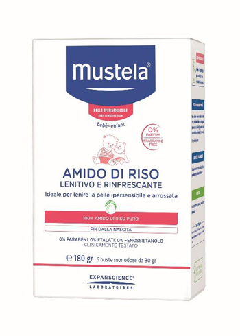 MUSTELA AMIDO DI RISO 180 G - Gruppofarmastore.it