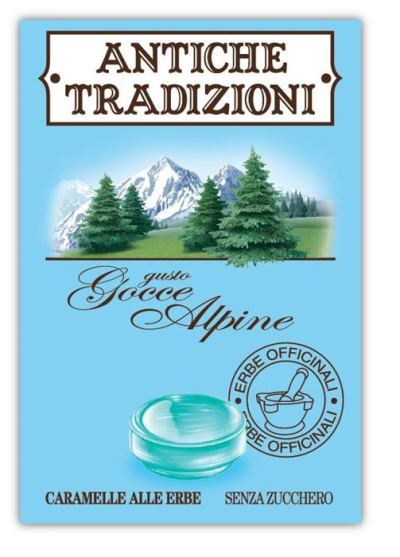 ANTICHE TRADIZIONI GOCCE ALPINE CARAMELLE 20 PEZZI - Gruppofarmastore.it