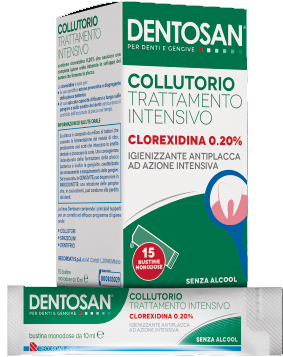 DENTOSAN COLLUTORIO MONODOSE INTENSIVO 0,20% 15 BUSTINE DA 10 ML - Gruppofarmastore.it
