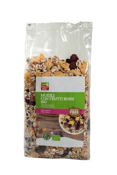 MUESLI FRUTTI ROSSI BIO 375 G - Gruppofarmastore.it