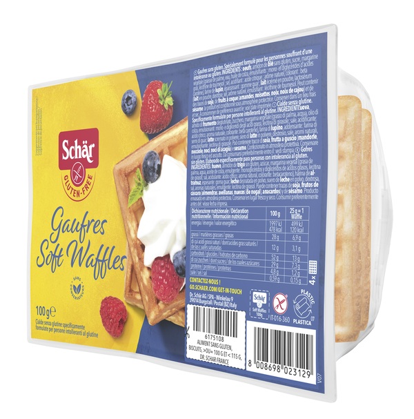 SCHAR GAUFRE SOFT WAFFLES 100 G - Gruppofarmastore.it