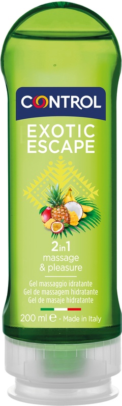 CONTROL GEL PER MASSAGGI EXOTIC ESCAPE 200 ML - Gruppofarmastore.it