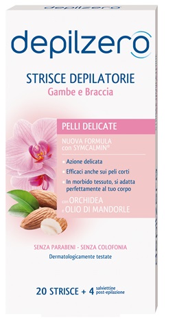 DEPILZERO STRISCE GAMBE BRACCIA 20 PEZZI - Gruppofarmastore.it