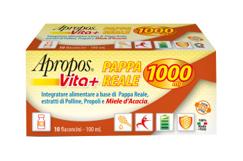 APROPOS VITA+ PAPPA REALE 1000MG 10 FLACONCINI DA 10 ML - Gruppofarmastore.it