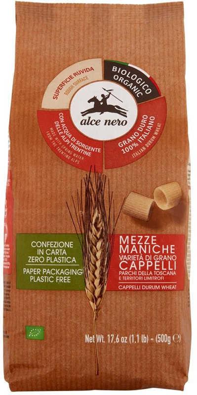 MEZZE MANICHE SEMOLA SENATORE CAPPELLI PARCHI TOSCANI BIO 500 G - Gruppofarmastore.it